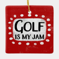 Golf ist mein Jam-Ornament