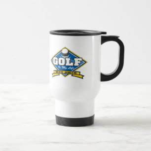 Golf ist mein Leben Reisebecher