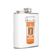 Golf ist mein Medikament Flachmann (Rechts)