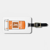 Golf ist mein Medikament Gepäckanhänger (Vorderseite horizontal)