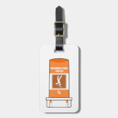 Golf ist mein Medikament Gepäckanhänger (Vorderseite vertikal)