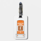 Golf ist mein Medikament Gepäckanhänger (Rückseite vertikal)