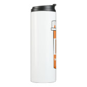 Golf ist mein Medikament Thermosbecher (Nach links gedreht)