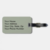 GOLF ist mein Spiel Gepäckanhänger (Rückseite horizontal)