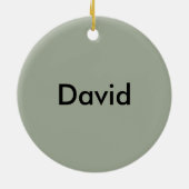 GOLF ist mein Spiel Keramik Ornament (Hinten)