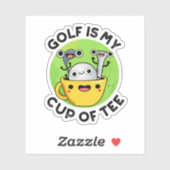 Golf ist mein T-Shirt Funny Golf Pun Aufkleber (Blatt)