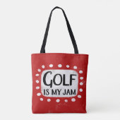 Golf ist meine Jam Totasche Tasche (Rückseite)