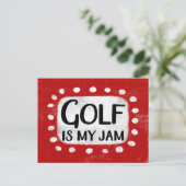 Golf ist meine Postkarte (Stehend Vorderseite)