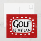 Golf ist meine Postkarte (Vorne/Hinten)