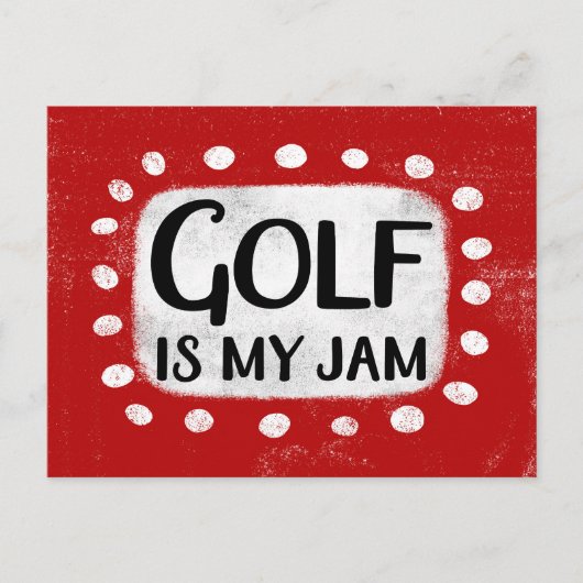 Golf ist meine Postkarte (Vorderseite)
