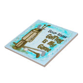 Golf ist meine Spielfigur Fliese (Seite)