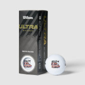 Golf ist meine Therapie Funny Typografy Sport Rede Golfball (Verpackungen)