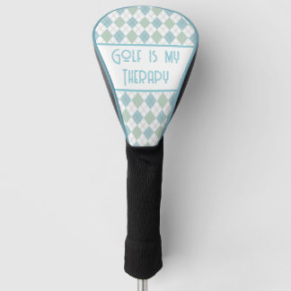 Golf ist meine Therapy Raute Headcover