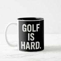 Golf ist schwer Golf Humor Lustiger Golf Liebhaber