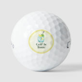 Golf ist Tonic | Golf-Geschenk Golfball (Vorderseite)