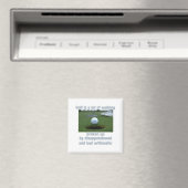 Golf ist viel zu Fuß Magnet (In Situ (Geschirrspüler))