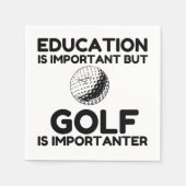 GOLF IST WICHTIG SERVIETTE (Vorderseite)