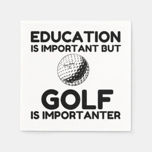 GOLF IST WICHTIG SERVIETTE