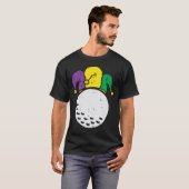 Golf Jester Hat Mardi Gras Carnival Player Coach G T-Shirt (Vorne ganz)