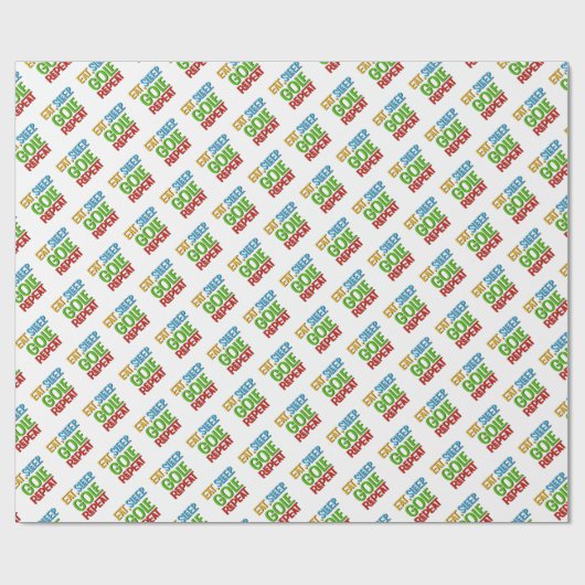 Golf Joke for Golfers Geschenkpapier (Flach)