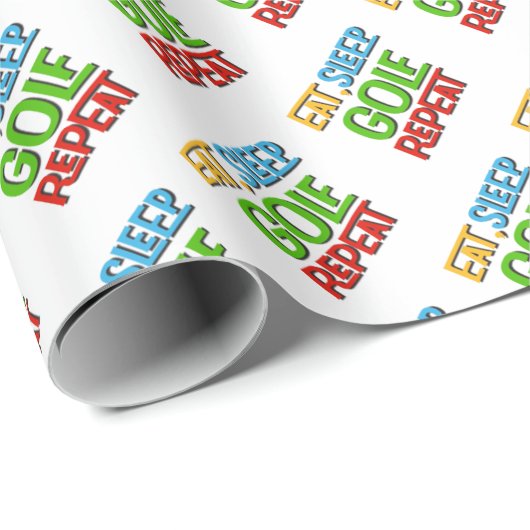 Golf Joke for Golfers Geschenkpapier (Rolleneckpunkt)