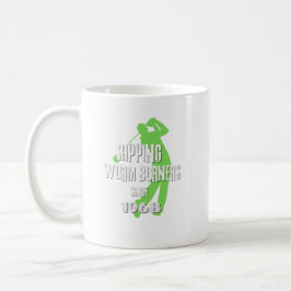 Golf Joke - Worm Burners - Kaffeetasse