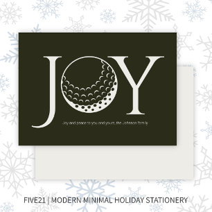 Golf Joy & Peace Dark Green Flat Weihnachten