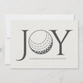 Golf Joy & Peace Flat Weihnachten (Vorderseite)