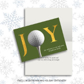 Golf Joy & Peace Green geklaut Weihnachten