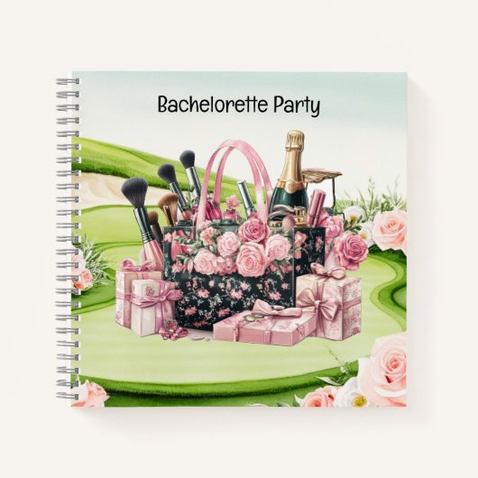 Golf Junggeselinnen-Abschied für Golfer-Notebook Notizblock (Vorderseite)