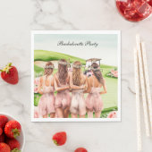 Golf Junggeselinnen-Abschied für Golfer Serviette (Beispiel)