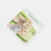 Golf Junggeselinnen-Abschied für Golfer Serviette (Ecke)