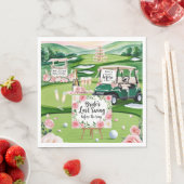 Golf Junggeselinnen-Abschied für Golfer Serviette (Beispiel)