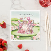 Golf Junggeselinnen-Abschied für Golfer Serviette (Beispiel)