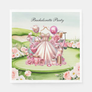 Golf Junggeselinnen-Abschied für Golfer Serviette