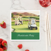 Golf Junggeselinnen-Abschied für Golfer Serviette (Beispiel)