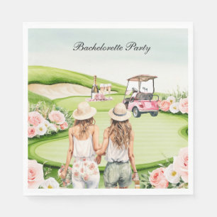 Golf Junggeselinnen-Abschied für Golfer Serviette
