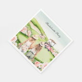 Golf Junggeselinnen-Abschied für Golfer Serviette (Ecke)