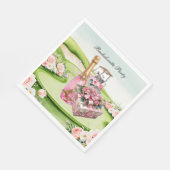 Golf Junggeselinnen-Abschied für Golfer Serviette (Ecke)