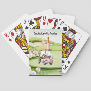 Golf Junggeselinnen-Abschied für Golfer Spielkarten