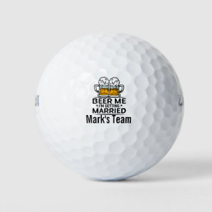 Golf Junggesellenabschied Golfer Golfball