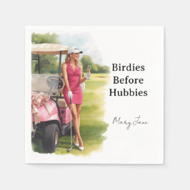 Golf Junggesellinnen-Abschied-Par-Tee-Party Serviette