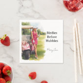 Golf Junggesellinnenabschied Par-Tee Party Serviette (Beispiel)