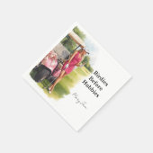 Golf Junggesellinnenabschied Par-Tee Party Serviette (Ecke)