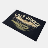 Golf Junkie Niedlich Cool Fußmatte (Schrägansicht)