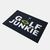 Golf Junkie Niedlich Cool Fußmatte (Schrägansicht)