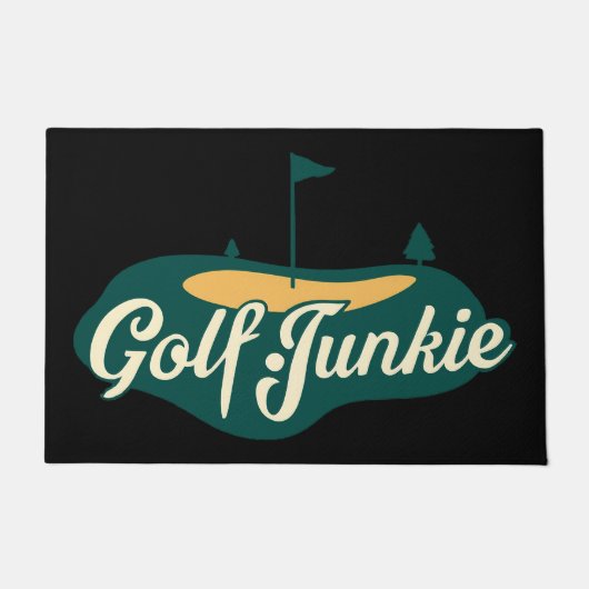 Golf Junkie Niedlich Cool Fußmatte (Vorderseite)