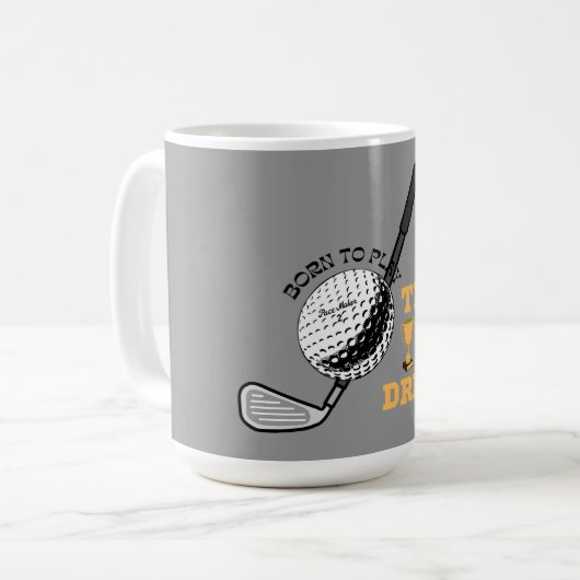 GOLF KAFFEETASSE (Vorderseite Links)