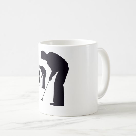 Golf Kaffeetasse (VorderseiteRechts)