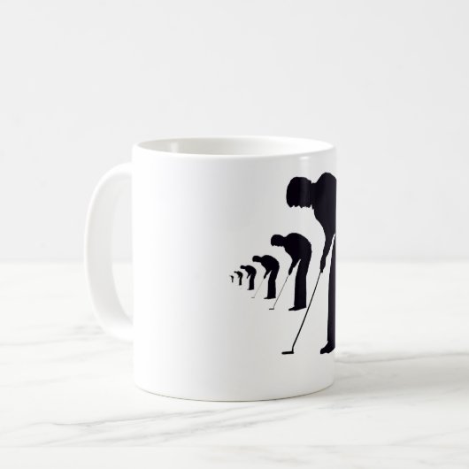 Golf Kaffeetasse (Vorderseite Links)